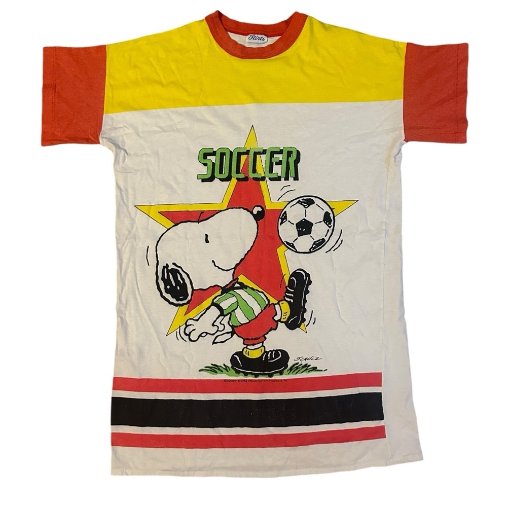 Vintage 1958 Snoopy Soccer T-Shirt